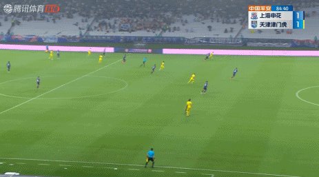 1688298081257062202.gif 【中超】贝里奇神仙球 津门虎客场2比1申花14场不败