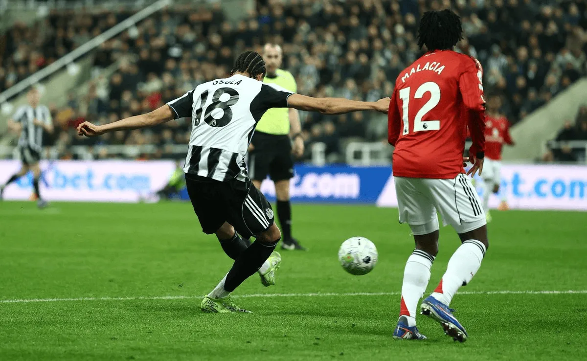 开云在线-长途奔袭一条龙!奥苏拉世界波绝杀曼联的进球xG仅为0.05